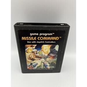 Missile Command Atari 2600 Video GAME CARTRIDGE ONLY Tested 1981